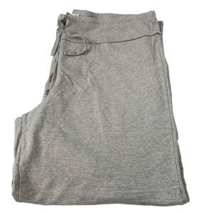 Barefoot Dreams Malibu Collection Gray Wide Leg Drawstring Lounge Pants (2X)